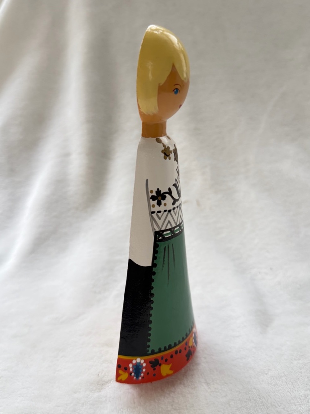 Vintage Salvo Hand Painted Wooden Female Russian Doll Wall Hanging Decor EUC - Picture 9 of 13